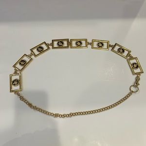 Vintage Jaguar NI 97 Signed Chain Belt 42” from end to end